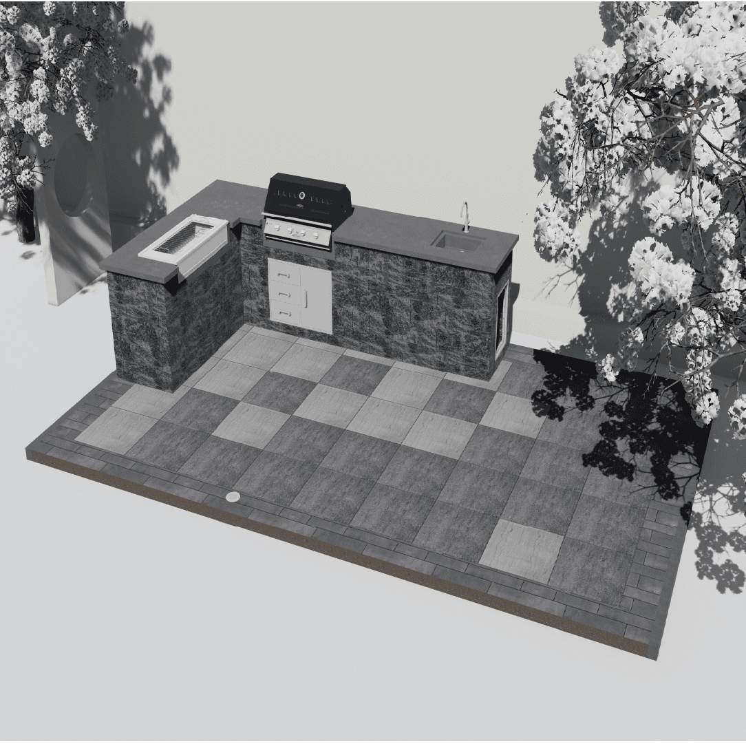 Outdoor Kitchen 4027 - 6.11 x 3.64 m